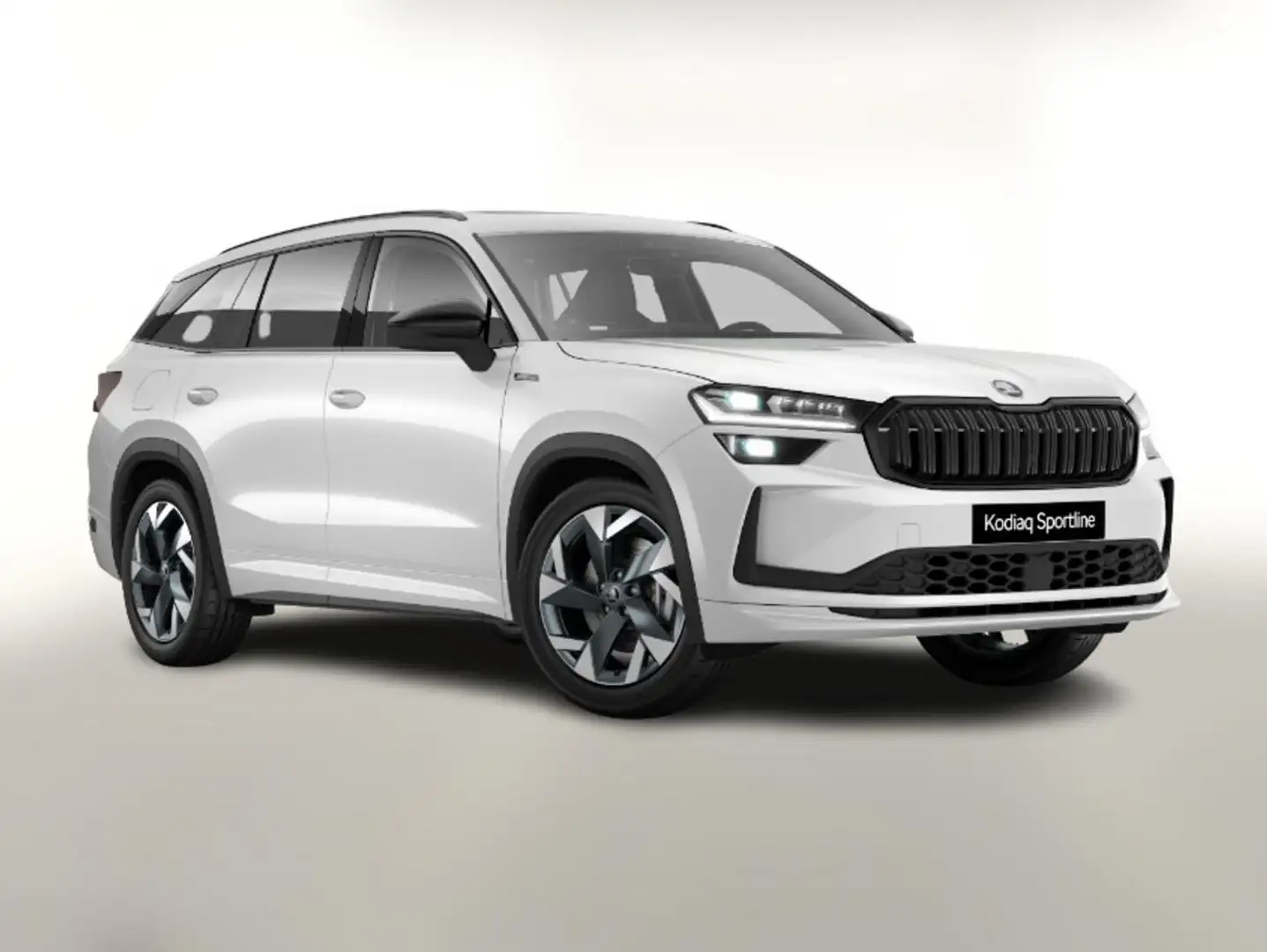 Skoda Kodiaq Sportline Sportl AHK 7-S Matrix Nav Kessy ACC S... Weiß - 1