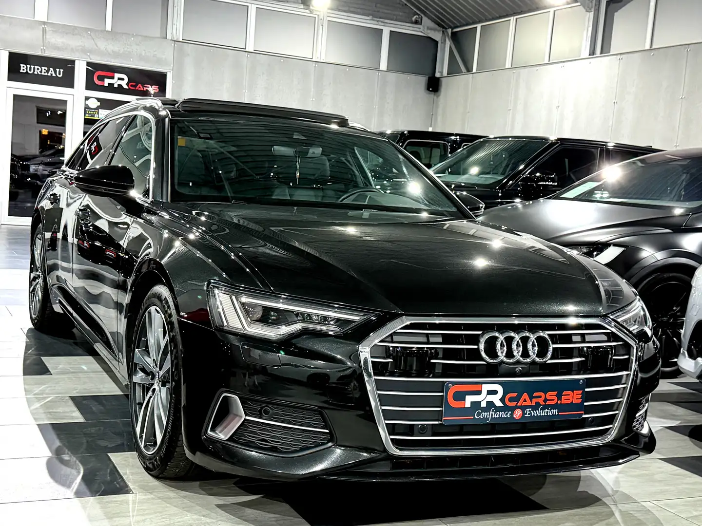 Audi A6 35 TDi S Line 1e Main Etat Neuf Full Hist. Grijs - 2
