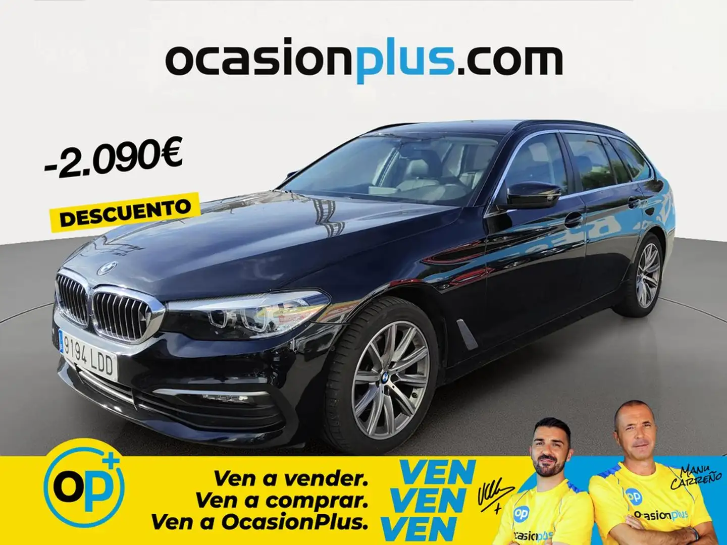 BMW 520 520dA Touring Negro - 1
