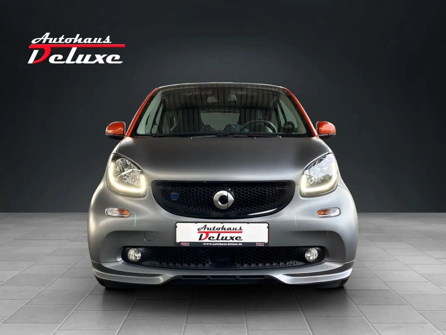 smart forTwo EQ BRABUS NAVI-KAMERA-LEDER-LED Gris - 2