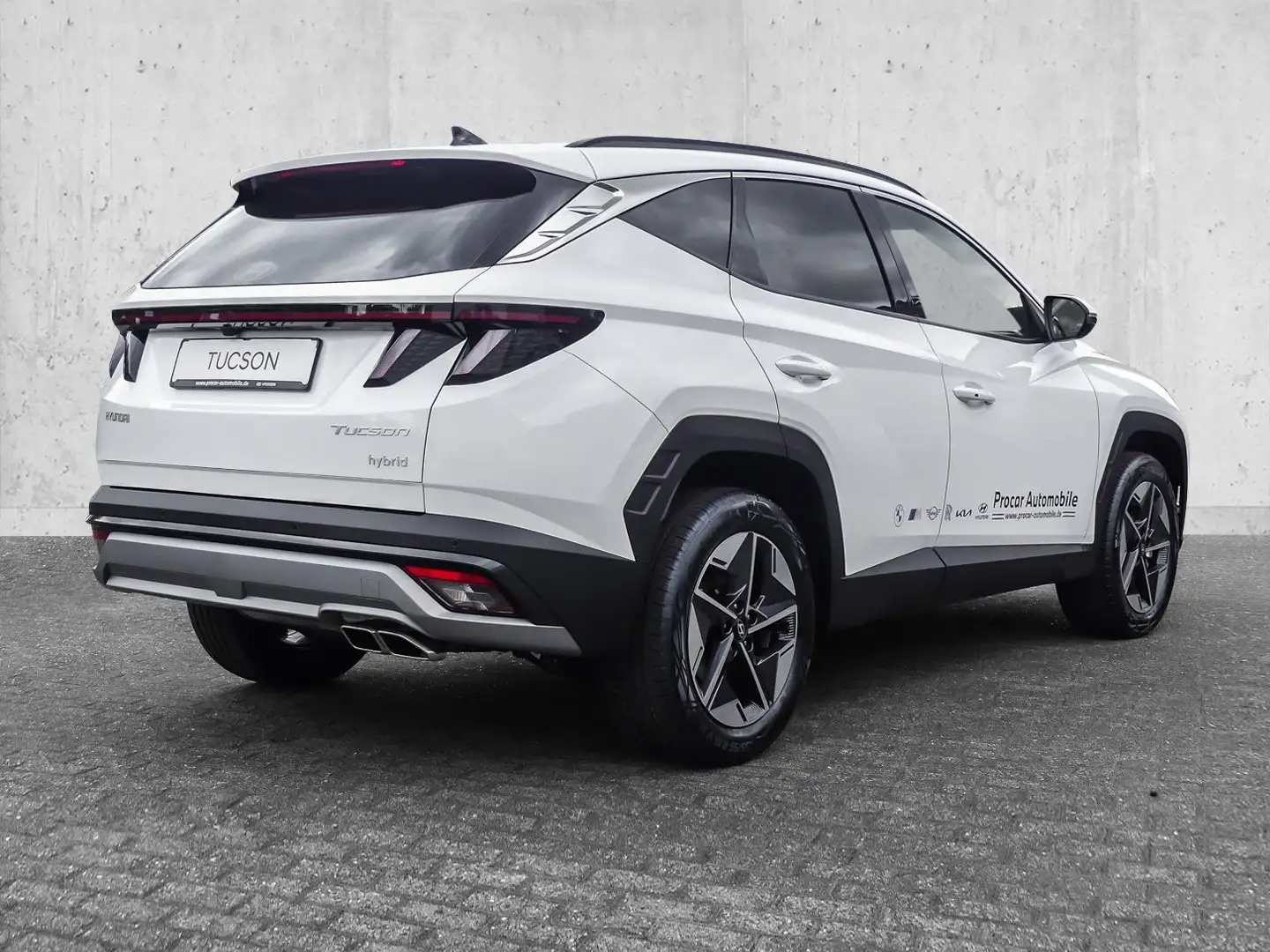 Hyundai TUCSON TREND 1.6 T-GDI HEV 6-A/T 4WD MY25 Weiß - 2
