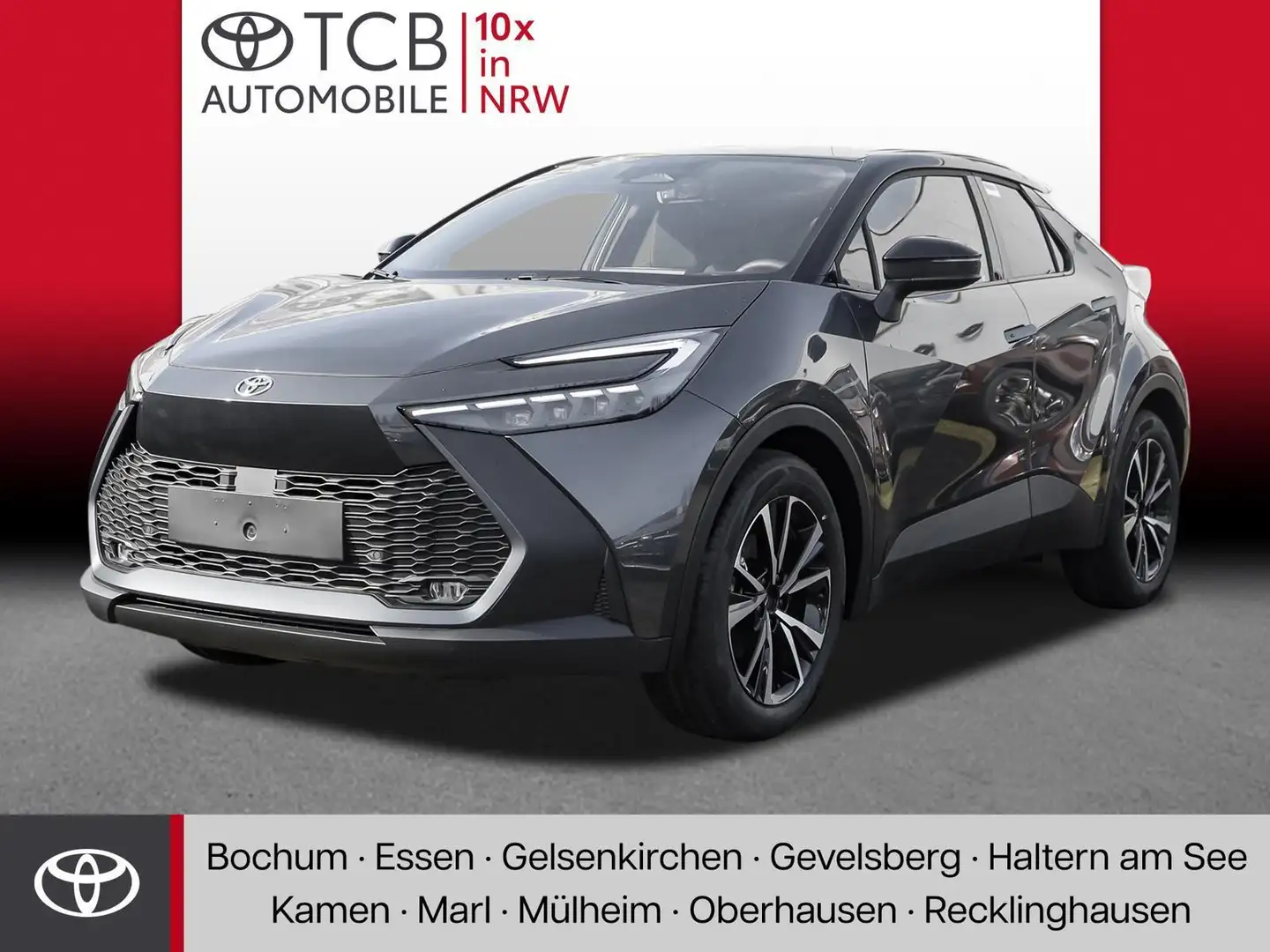 Toyota C-HR 1.8 Hybrid Teamplayer NAVI SHZ KAMERA KLIMA ALU BT ANDROID APPLE TEMPO. Grau - 1