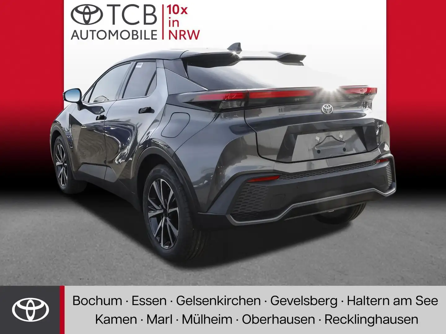 Toyota C-HR 1.8 Hybrid Teamplayer NAVI SHZ KAMERA KLIMA ALU BT ANDROID APPLE TEMPO. Grau - 2