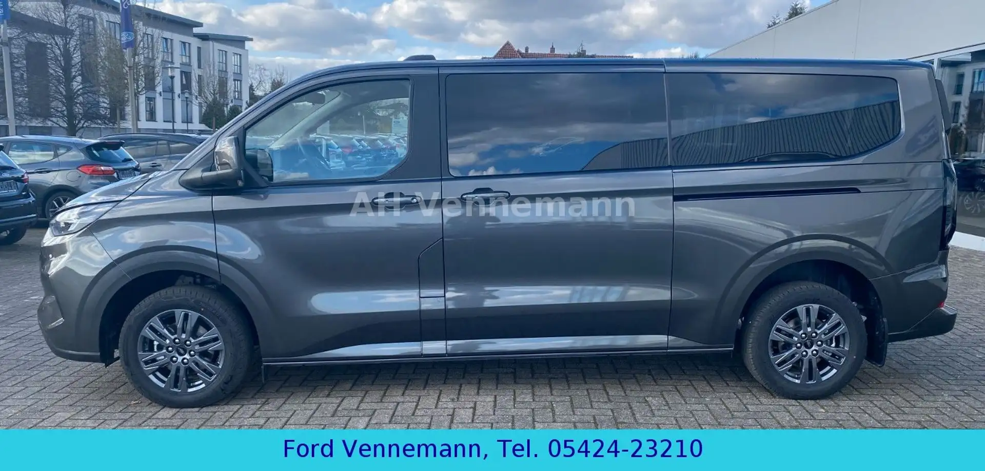 Ford Tourneo Custom 320L2 Titanium*ACC*Kam*3xKlima* Gri - 2