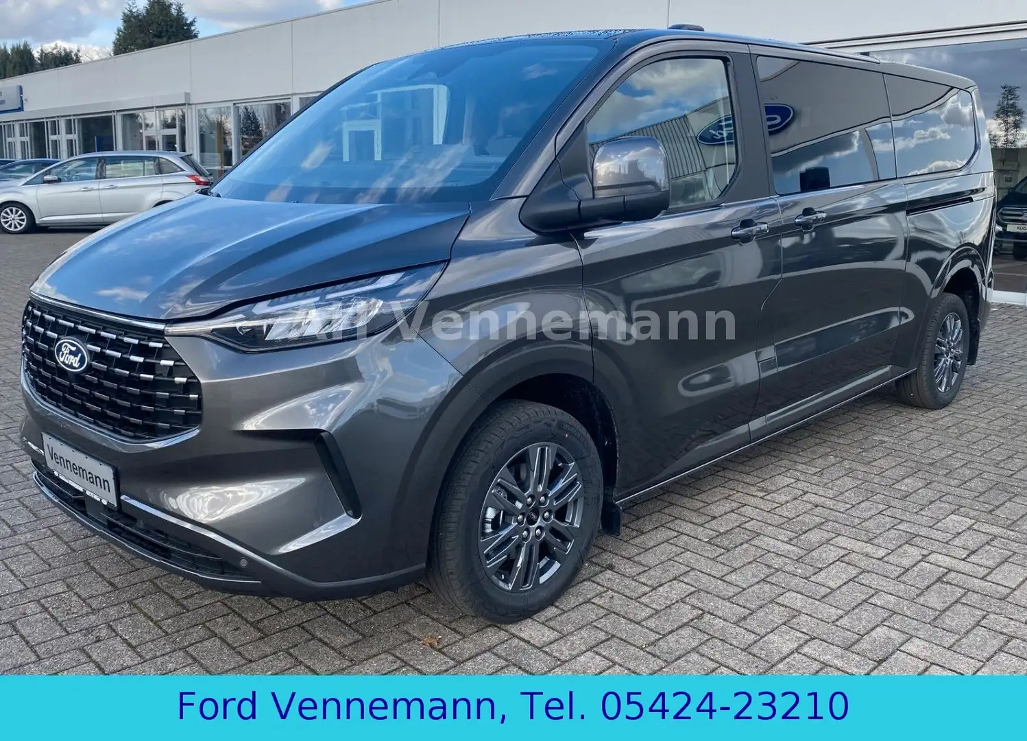 Ford Tourneo Custom 320L2 Titanium*ACC*Kam*3xKlima* Gri - 1