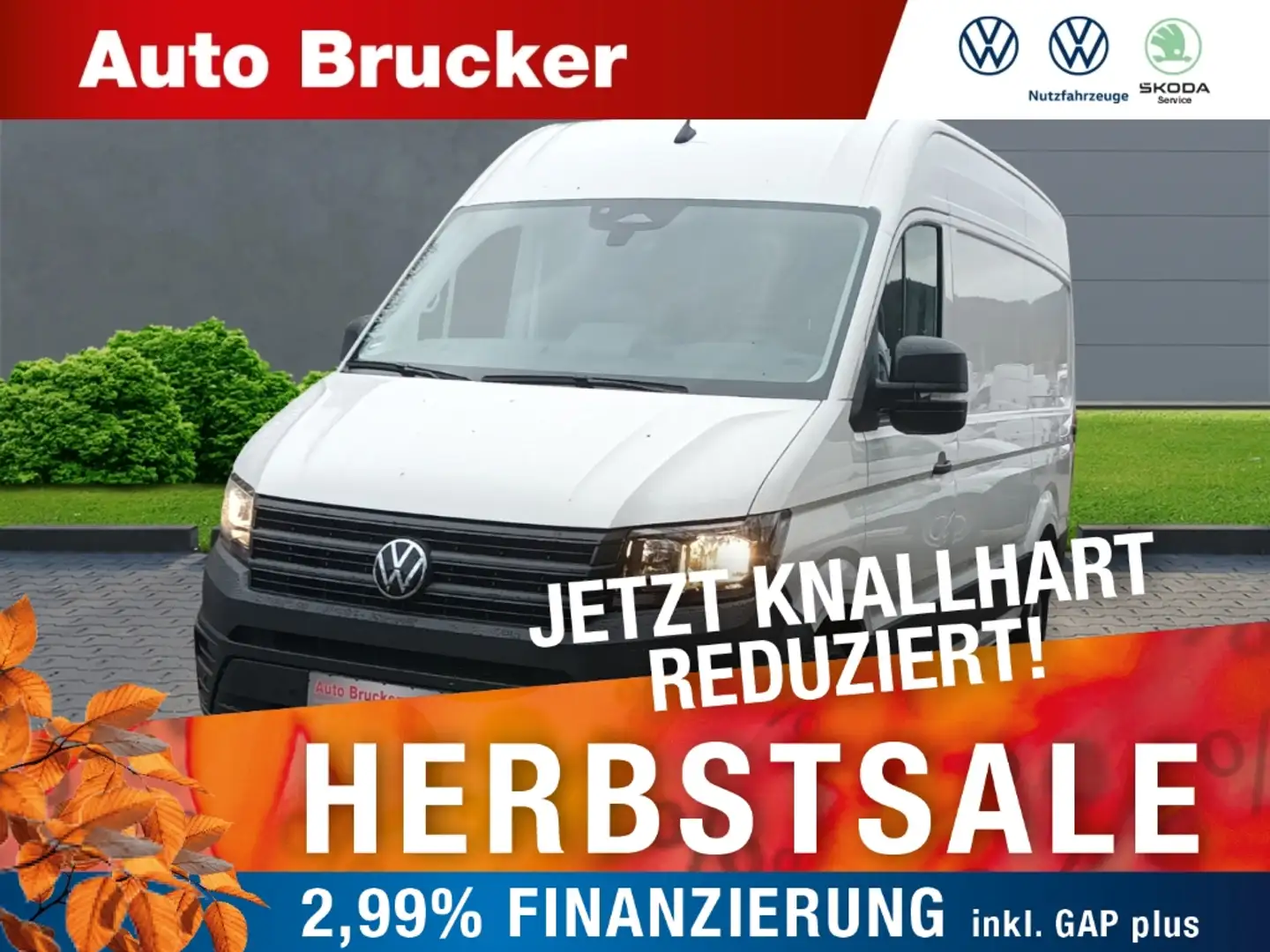 Volkswagen Crafter Kasten 35 mittellang Hochdach 2.0 TDI+Alar Weiß - 1