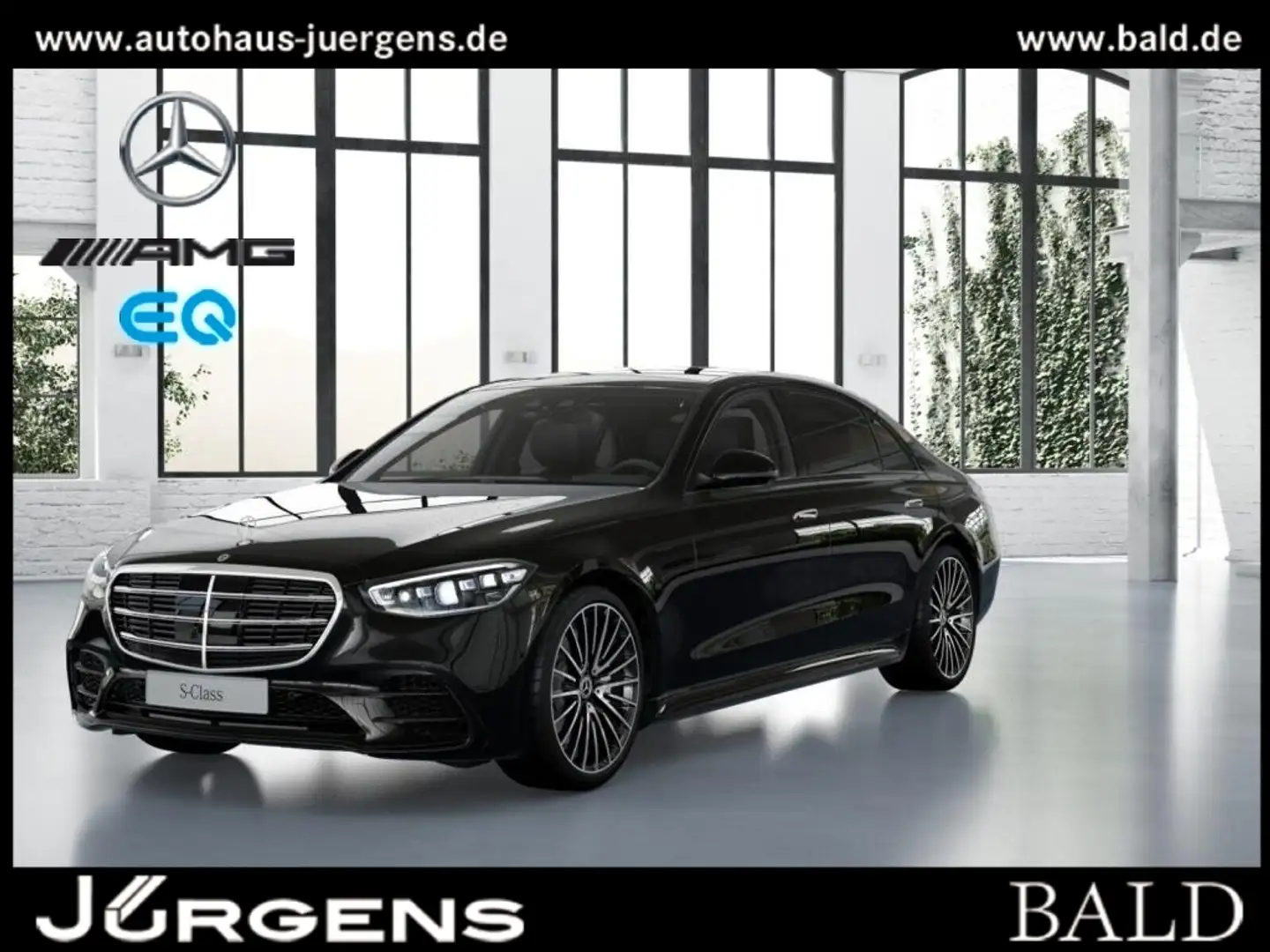 Mercedes-Benz S 350 d 4M L AMG-Sport/Pano/Burm/Sitzklima/HUD Noir - 1