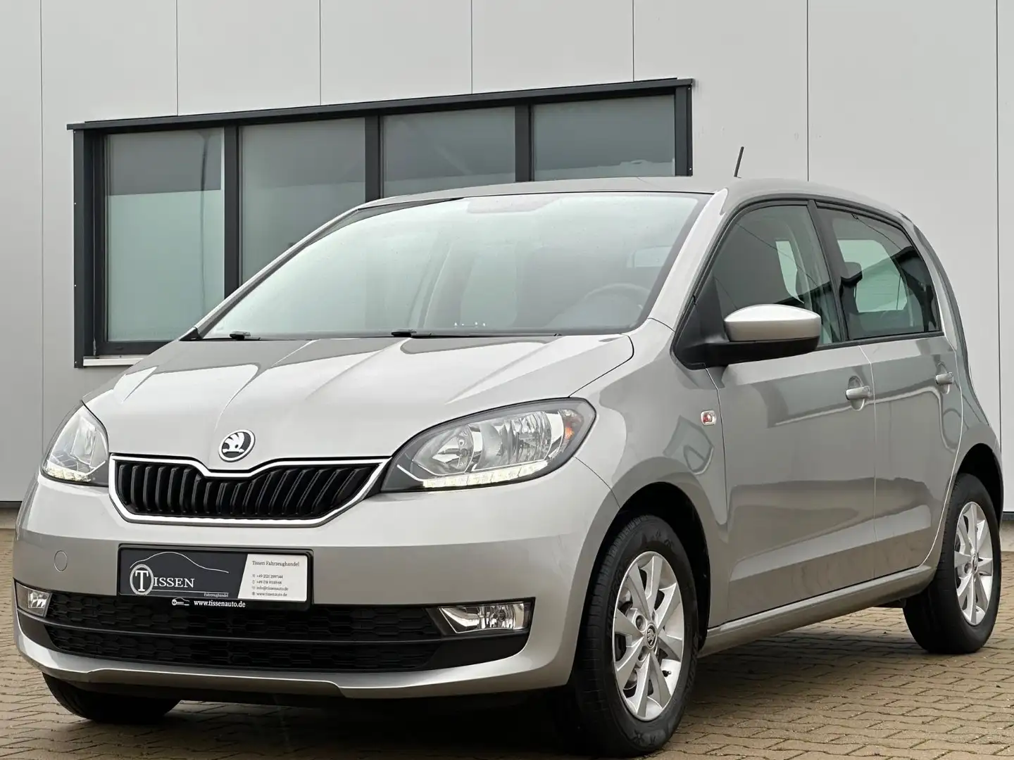 Skoda Citigo Style Automatik SHZ PDC 1.Hand LM 4-trg. Argento - 1