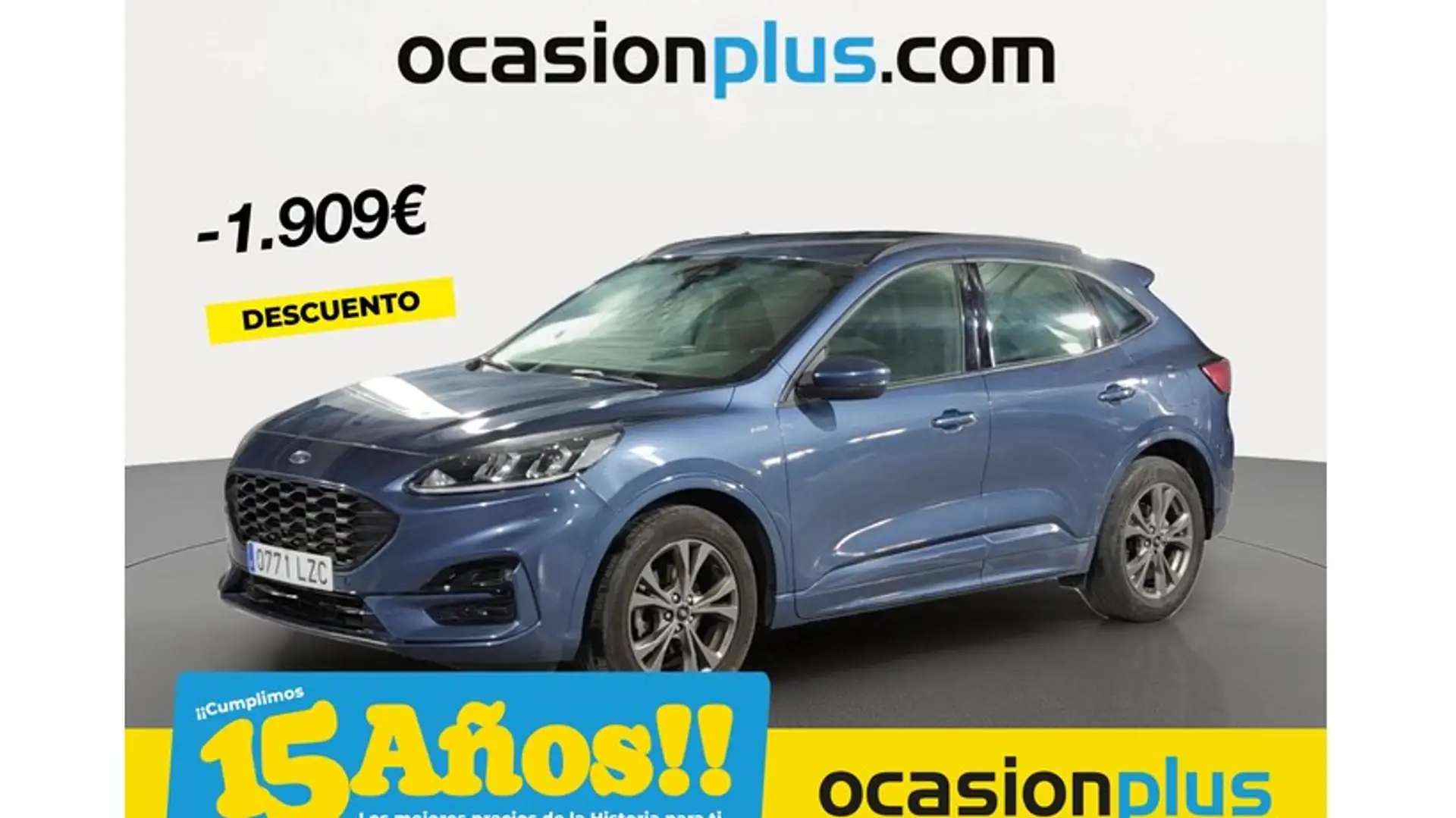 Ford Kuga 1.5 EcoBlue ST-Line X FWD 120 Aut. Bleu - 1