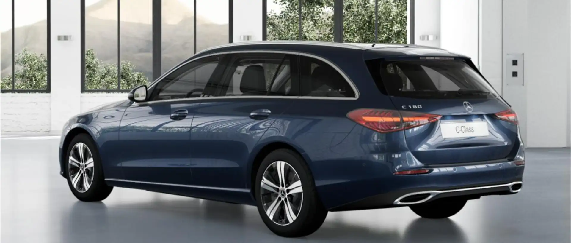 Mercedes-Benz C 180 T-Modell Blau - 2