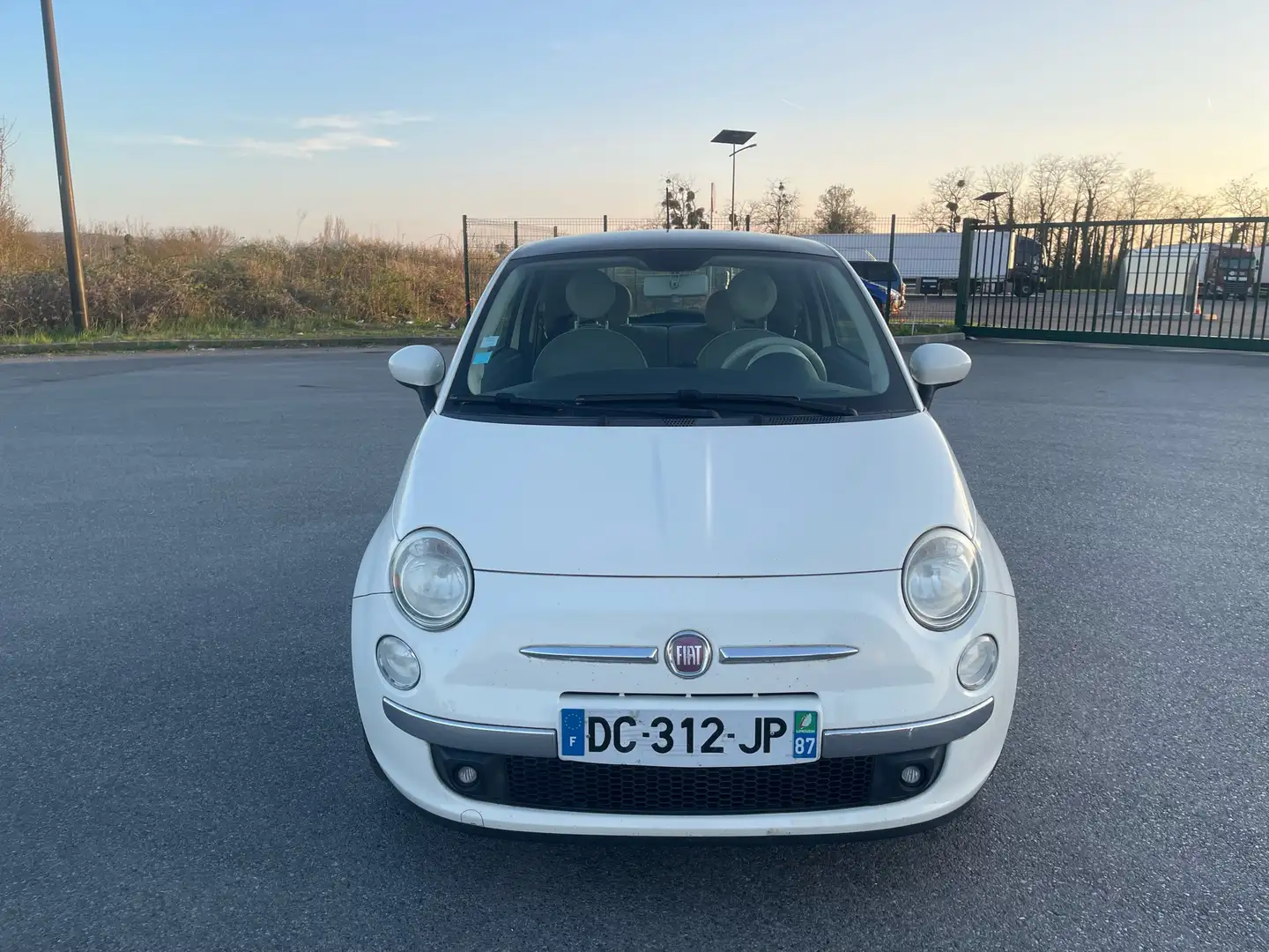 Fiat 500 1.2 8V 69 ch Lounge Blanc - 2