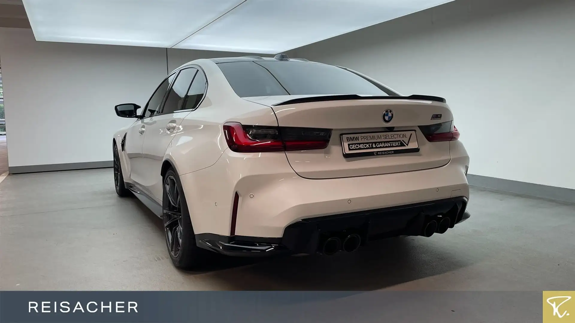 BMW M3 A Competition Lim el.Sitz+Mem,Leder,Autom Alb - 2