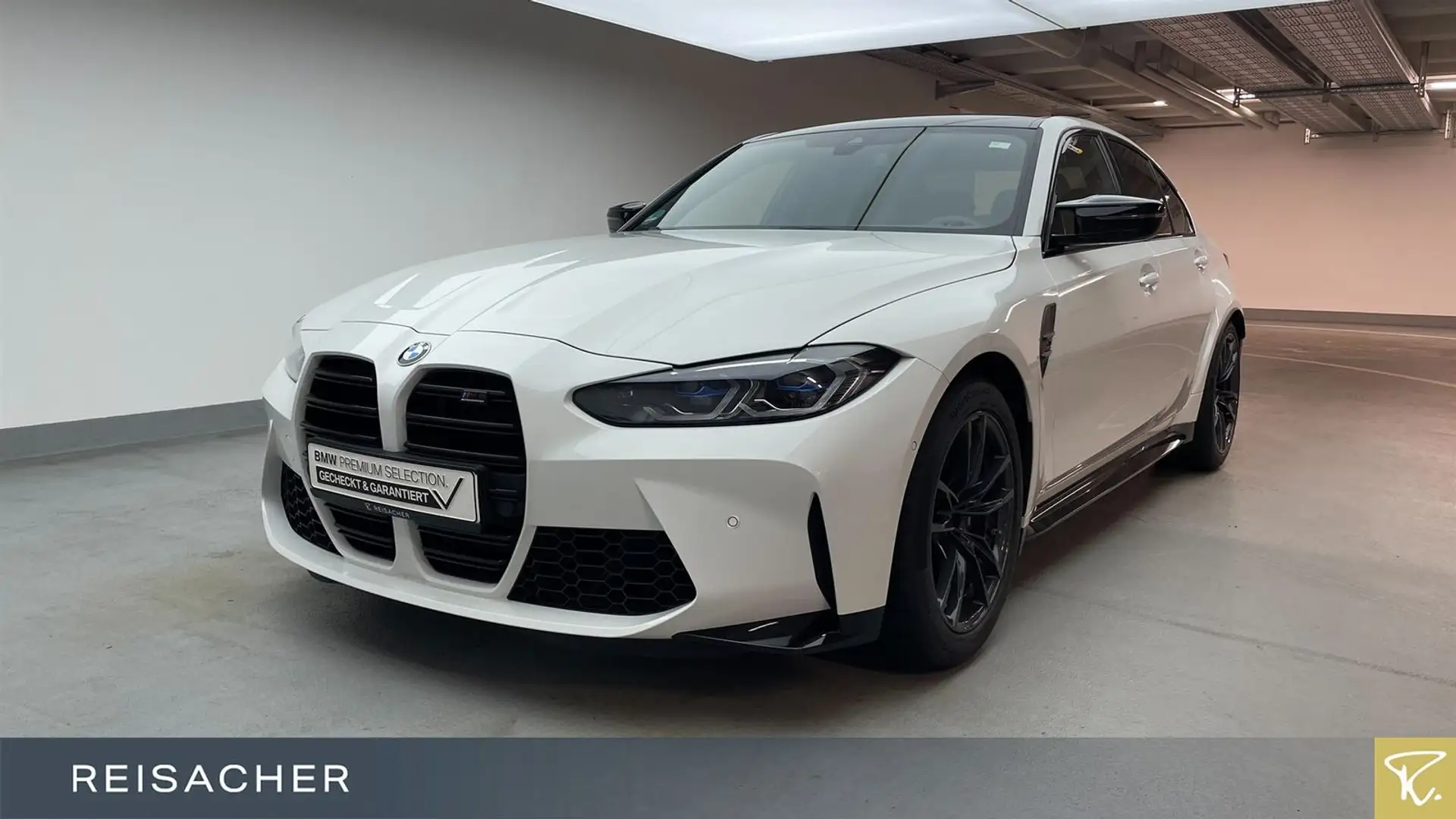 BMW M3 A Competition Lim el.Sitz+Mem,Leder,Autom Alb - 1