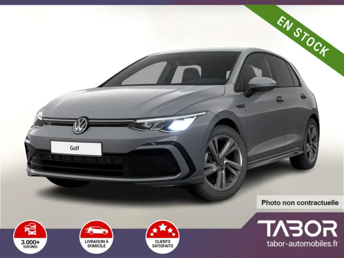 Volkswagen Golf 2.0 TDI 150 DSG R-Line ACC PDC Gris - 1