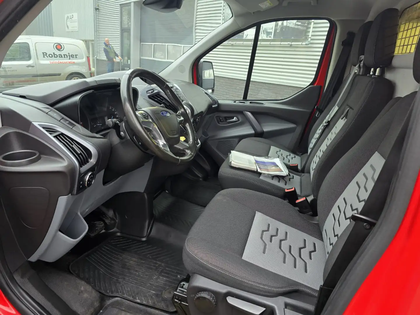 Ford Transit Custom 2x schuifdeur Rood - 2