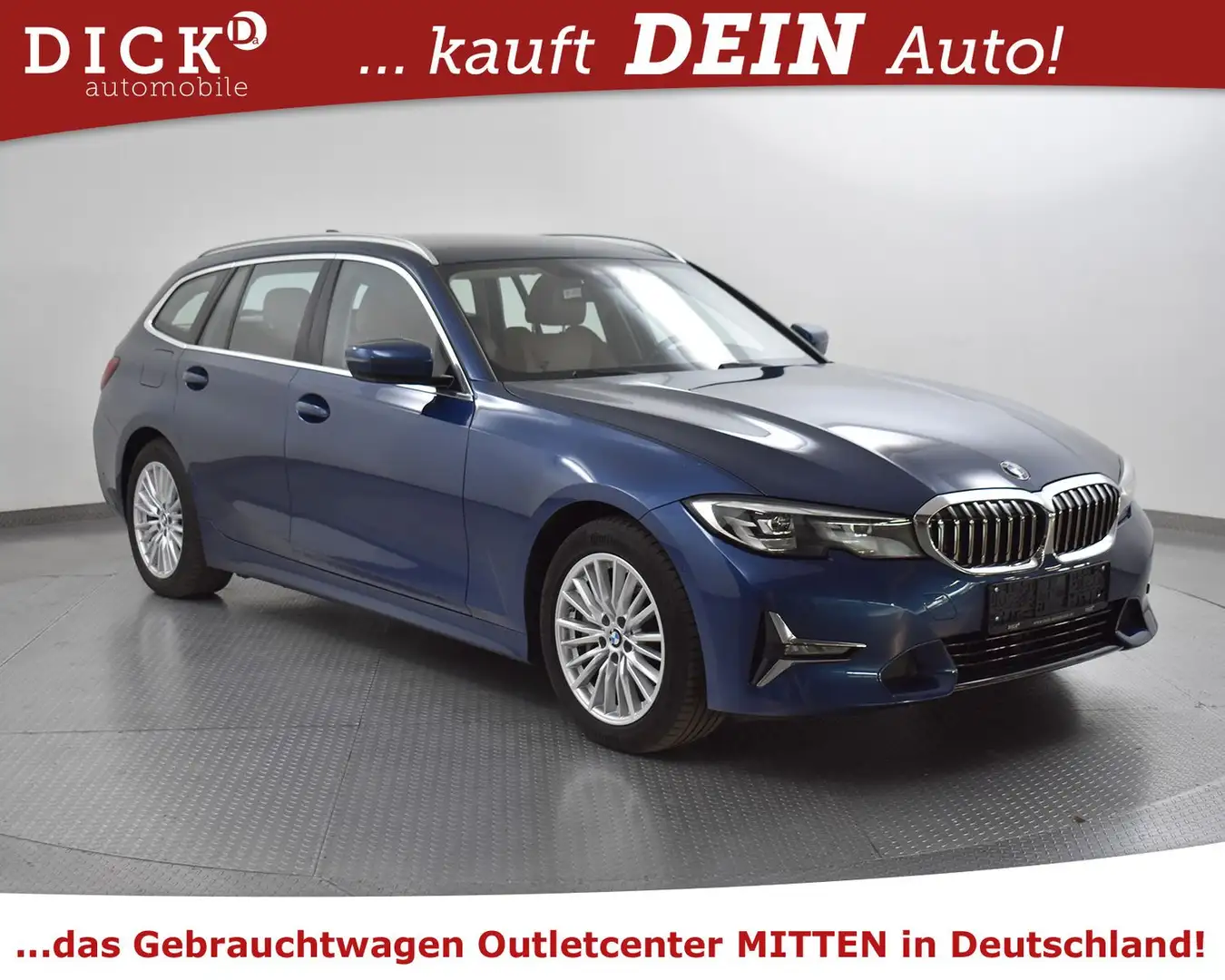 BMW 330 e T Aut Luxury Line NAVI PLUS+KAMER+LED+AHK+M Blue - 1