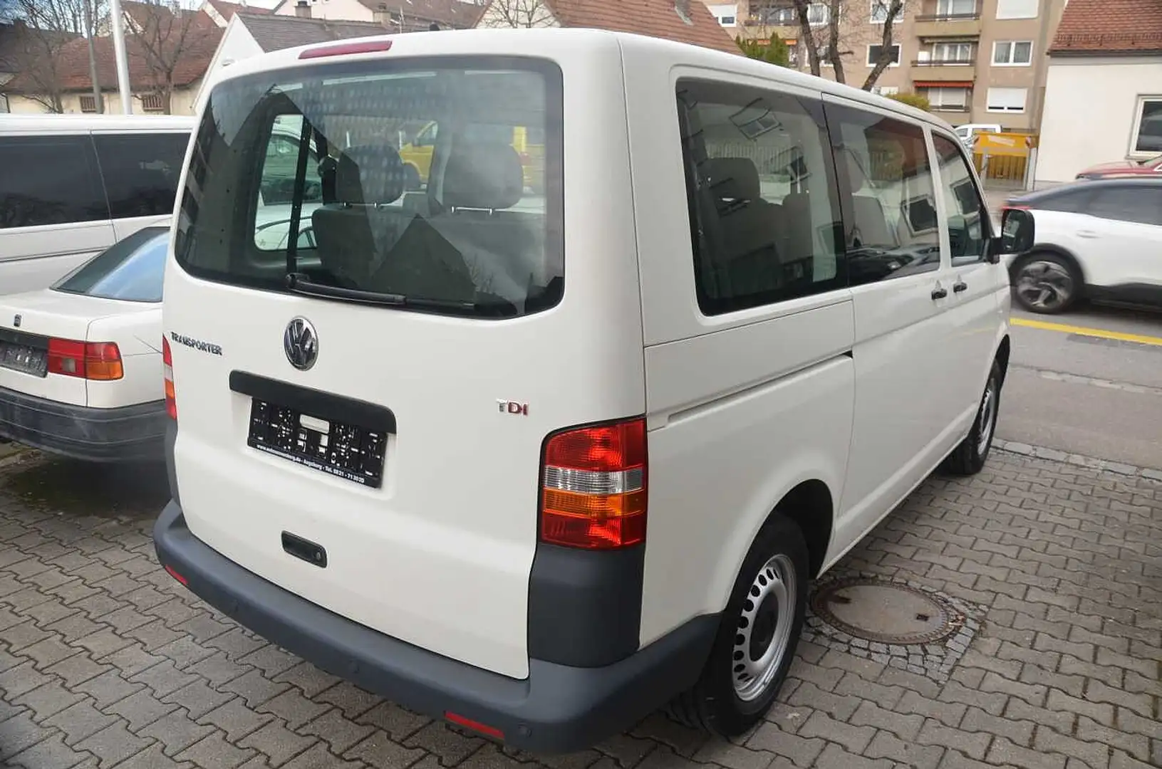 Volkswagen T5 Bus 2.5TDI, 4Motion, KLIMA, 7 Sitze Wit - 2