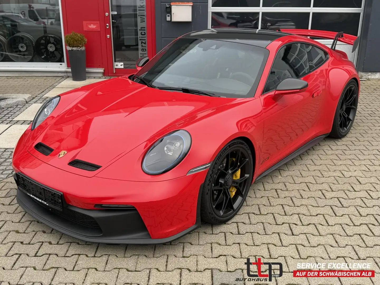 Porsche 992 GT3 Clubsport PCCB Carbon-Dach Schalensitze Rouge - 1