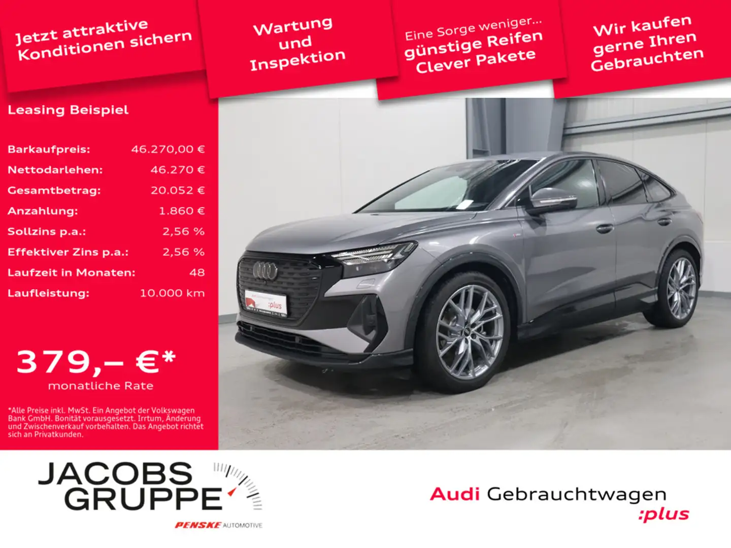 Audi Q4 e-tron Grau - 1