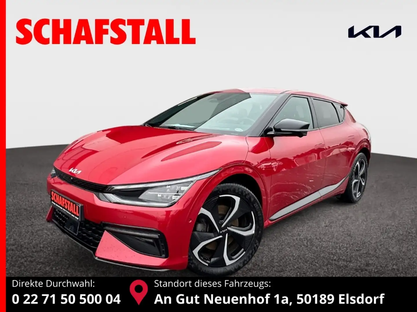 Kia EV6 GT-Line Wärmepumpe ASSISTENT+ Sound Design Rot - 1
