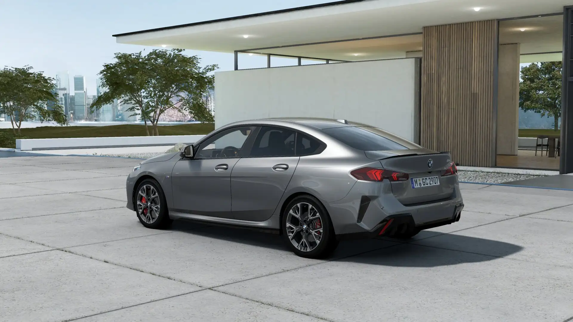 BMW 218 218d Gran Coupé MSport Pro Grigio - 2