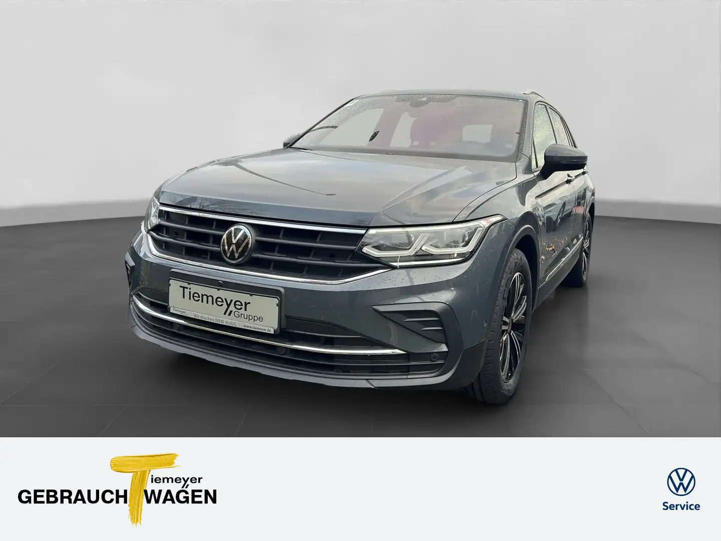 Volkswagen Tiguan 1.5 TSI DSG ACTIVE AHK PANO NAVI MATRIX Gris - 1