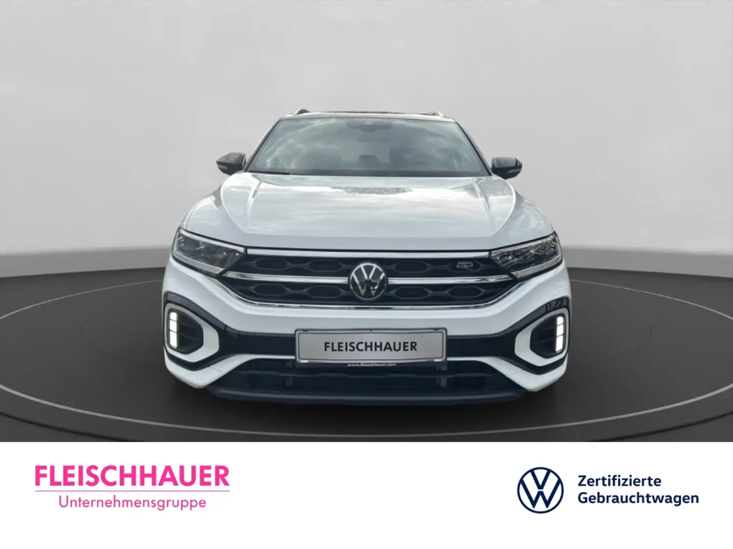 Volkswagen T-Roc R-Line 1.5 TSI DSG AHK Navi Digitales Cockpit Mass Weiß - 2