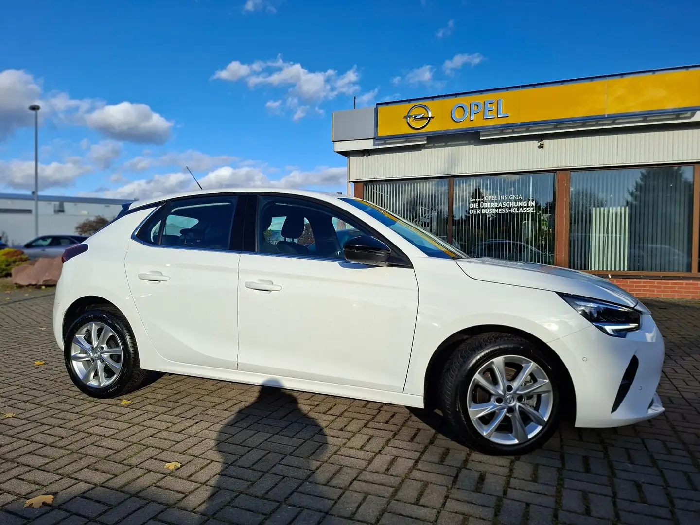Opel Corsa F Elegance+LED+KLIMA+SHZ+PDC+ Weiß - 1