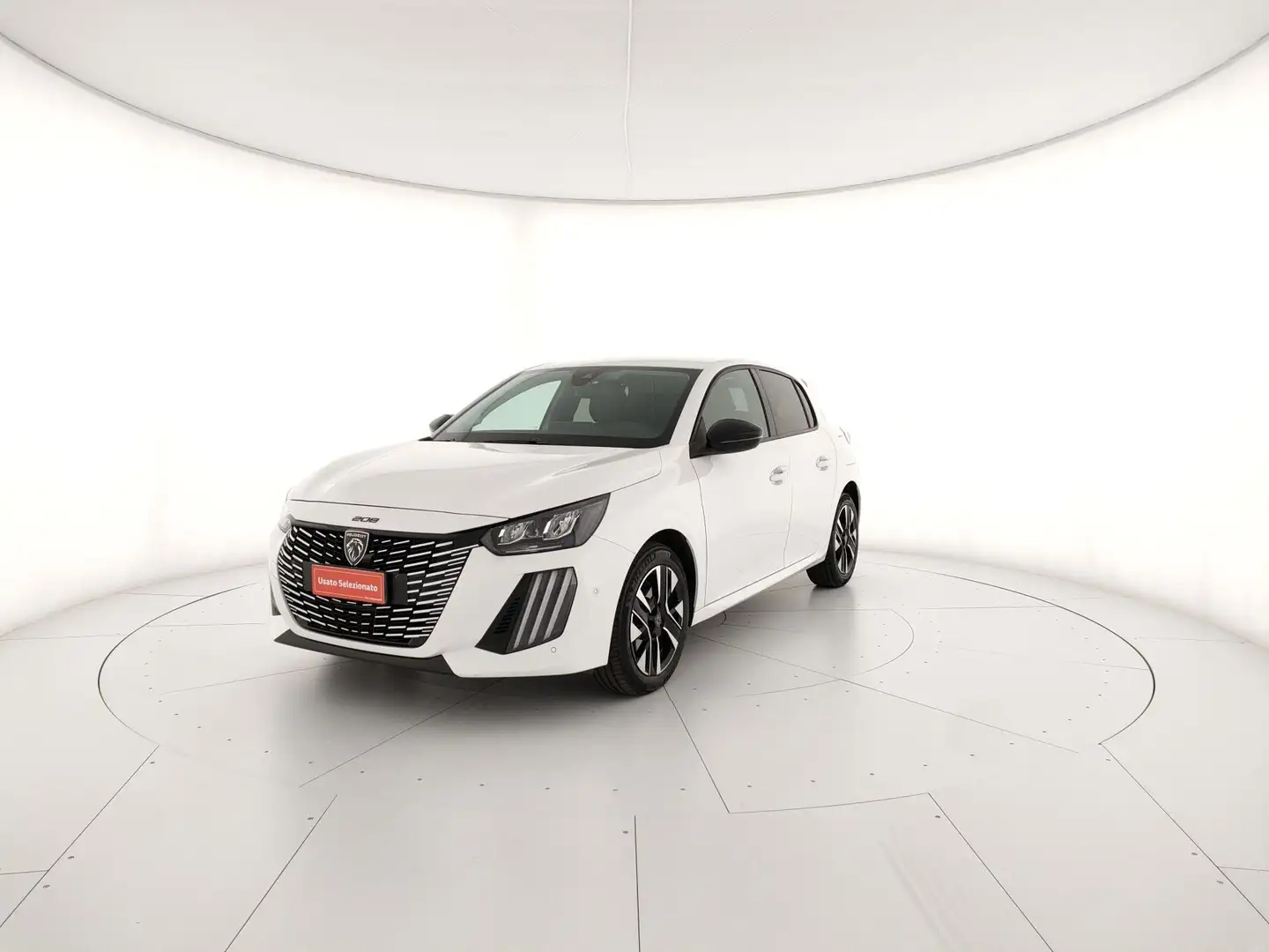 Peugeot 208 Hybrid 100 e-DCS6 Allure Blanc - 1