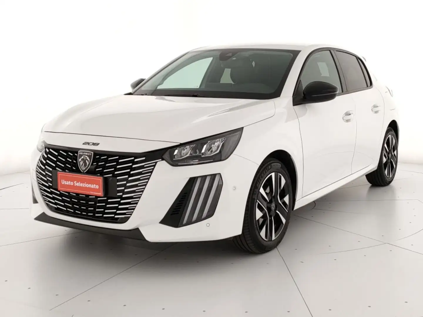 Peugeot 208 Hybrid 100 e-DCS6 Allure Blanc - 2