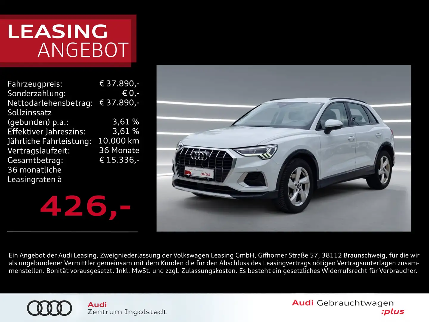 Audi Q3 35 TDI LED ACC NAVI Kamera Keyless advanced Weiß - 1
