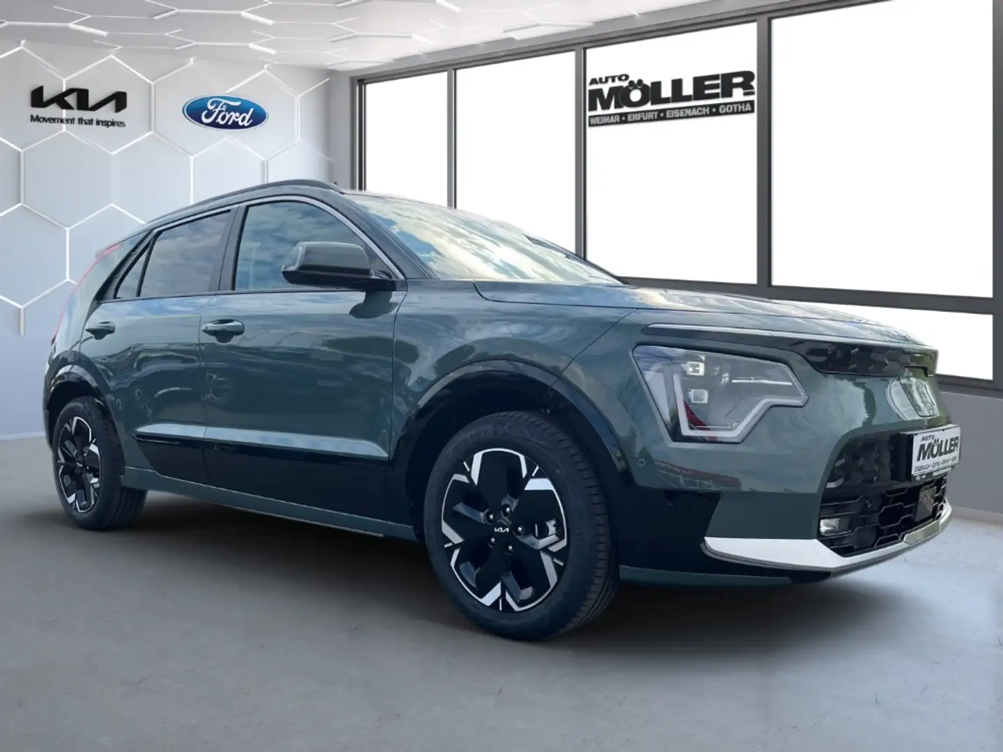 Kia Niro EV Inspiration Glasdach WP Drive Tech Relax Sound Grün - 2
