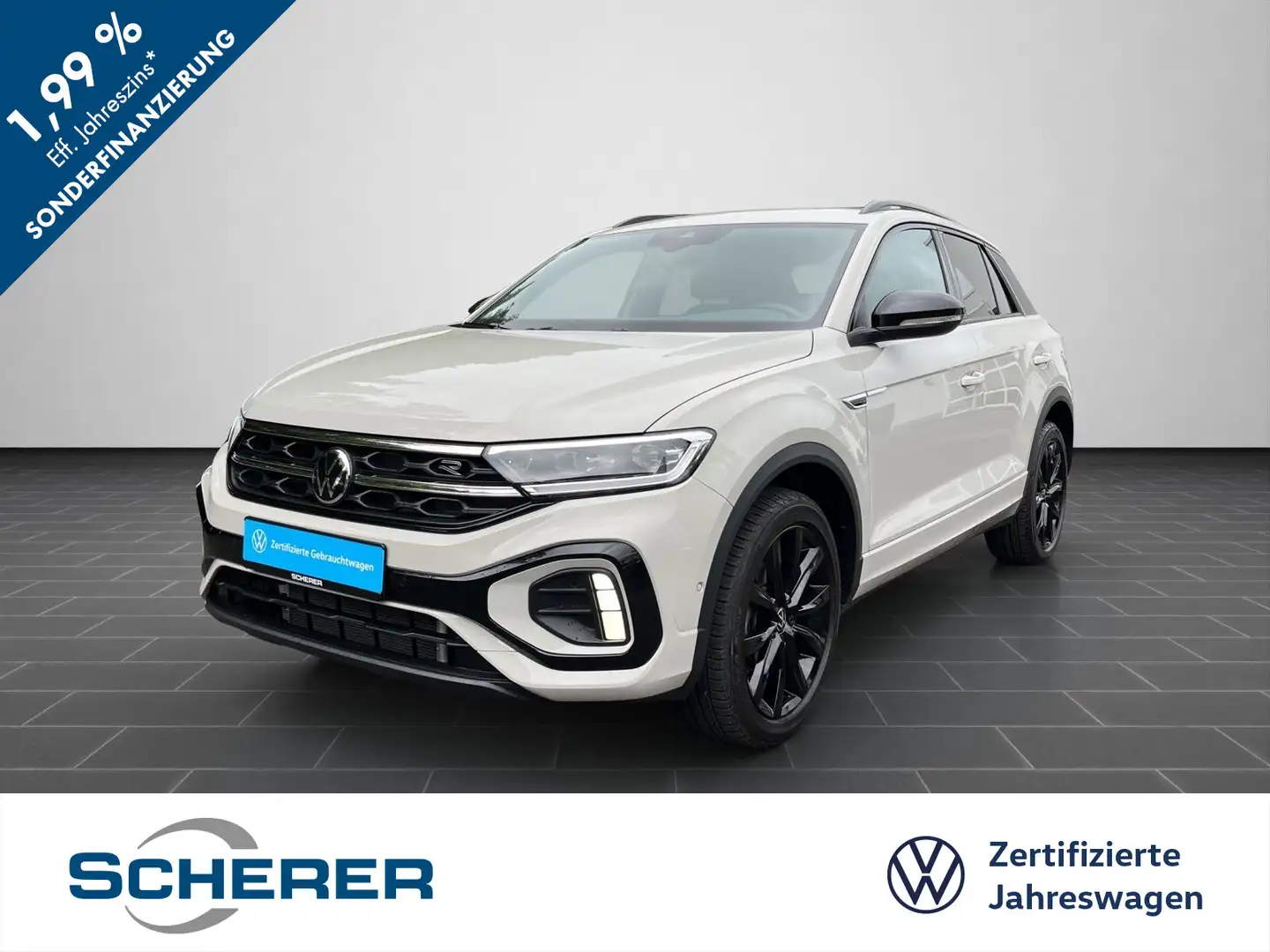 Volkswagen T-Roc T-ROC R-Line 2.0 TDI, *3,99%*,  NAVI, AHK, RFK, Grau - 1