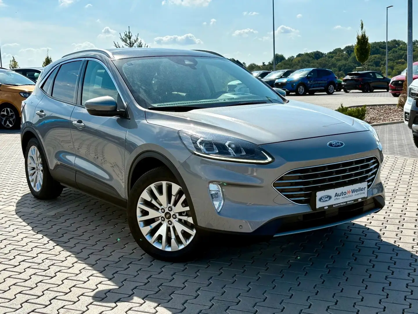 Ford Kuga Plug-In Hybrid Titanium X PANO 19-Zoll Argent - 2