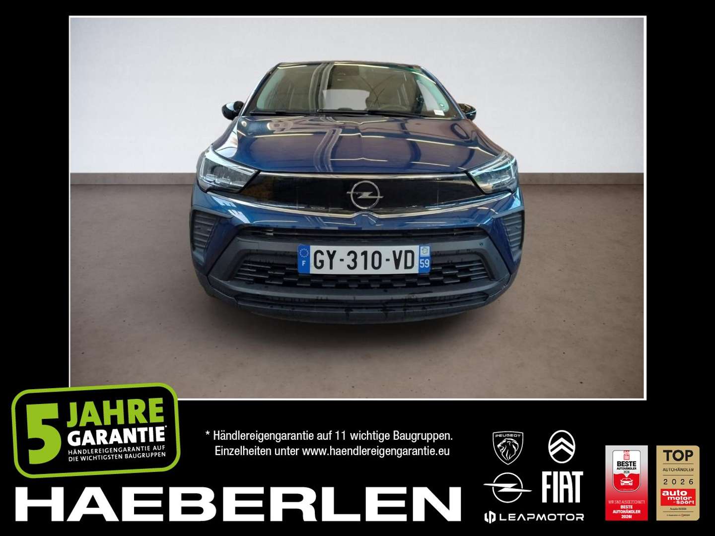 Opel Crossland nuo 212 €/ mėn Benzinas 2022m. Kita Mechaninė