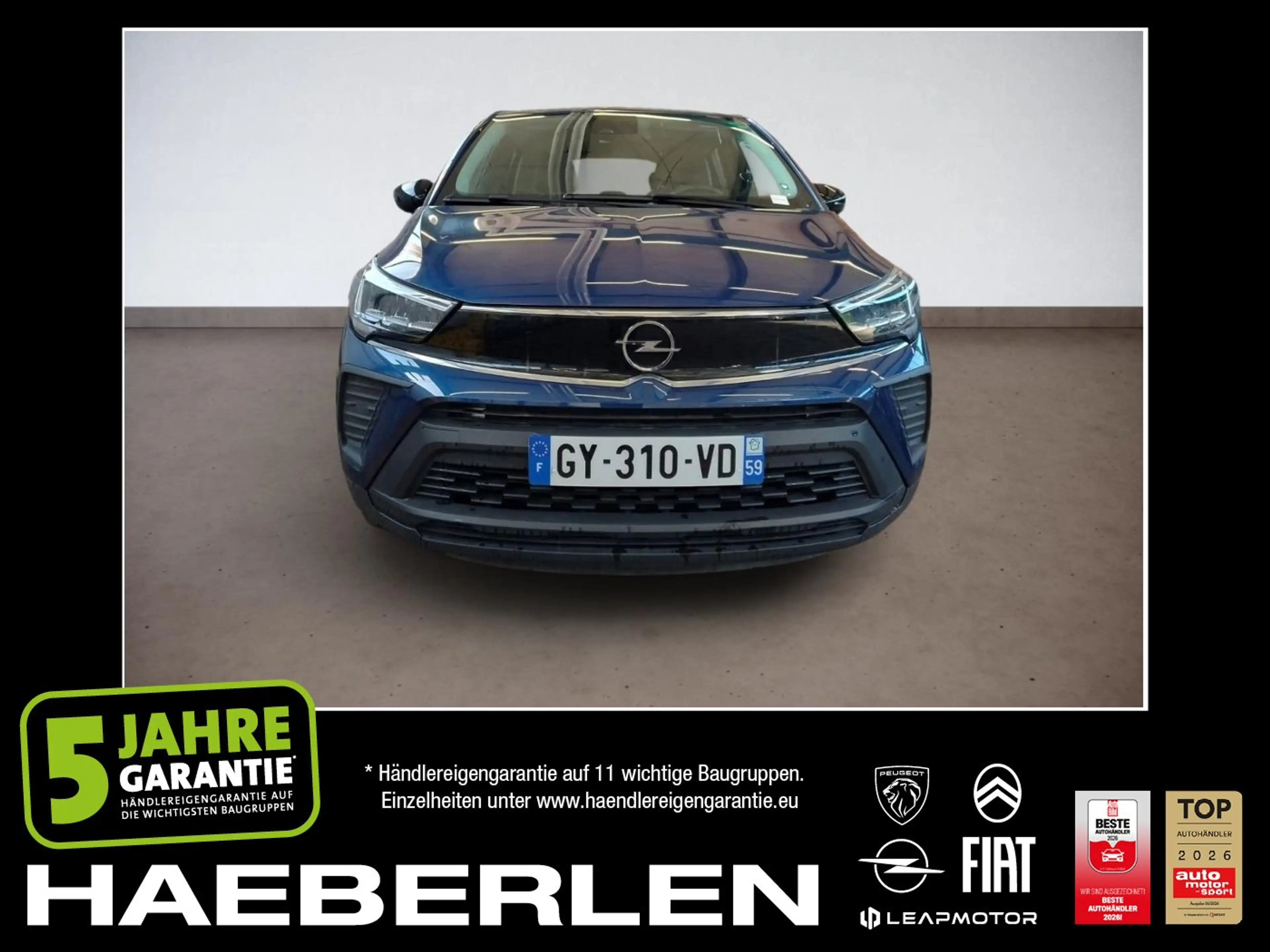 Opel Crossland 1.2 Turbo Edition LED+Navi+Kam.+PDC