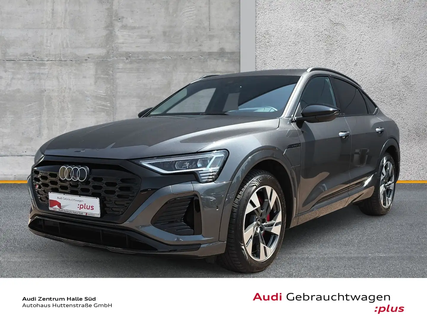 Audi Q8 e-tron Sportback 50 qu S line HuD Standklima AHK Grau - 1