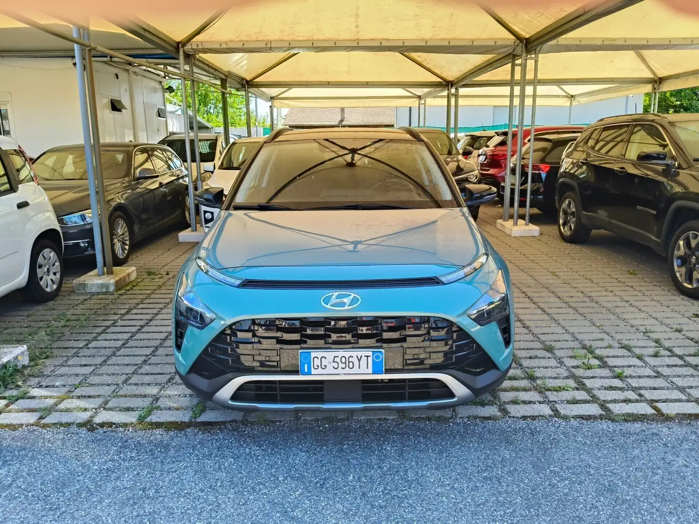 Hyundai BAYON 1.0 T-GDI Hybrid 48v iMT XClass Grün - 2