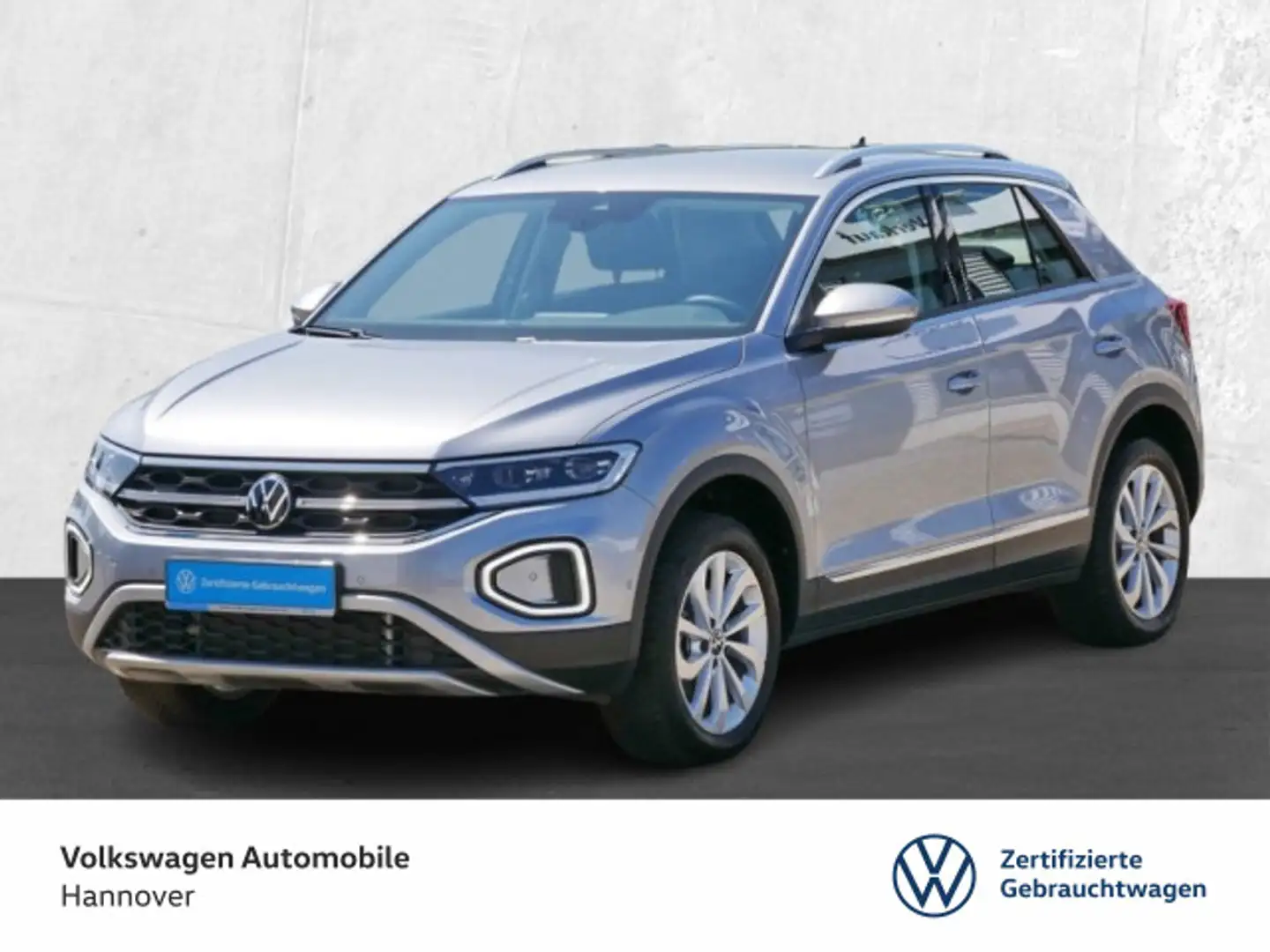 Volkswagen T-Roc 1.5 TSI Style Navi LED DigCockpit ACC PDC Argent - 1
