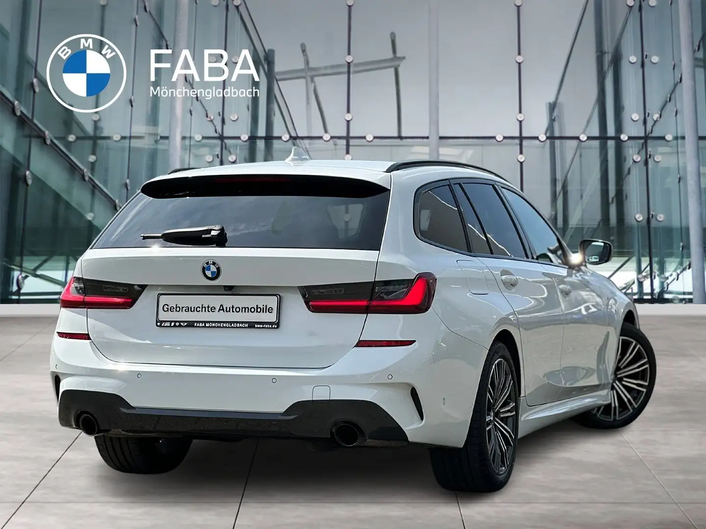 BMW 320 d Touring M Sport HiFi DAB WLAN RFK Shz PDC Weiß - 2