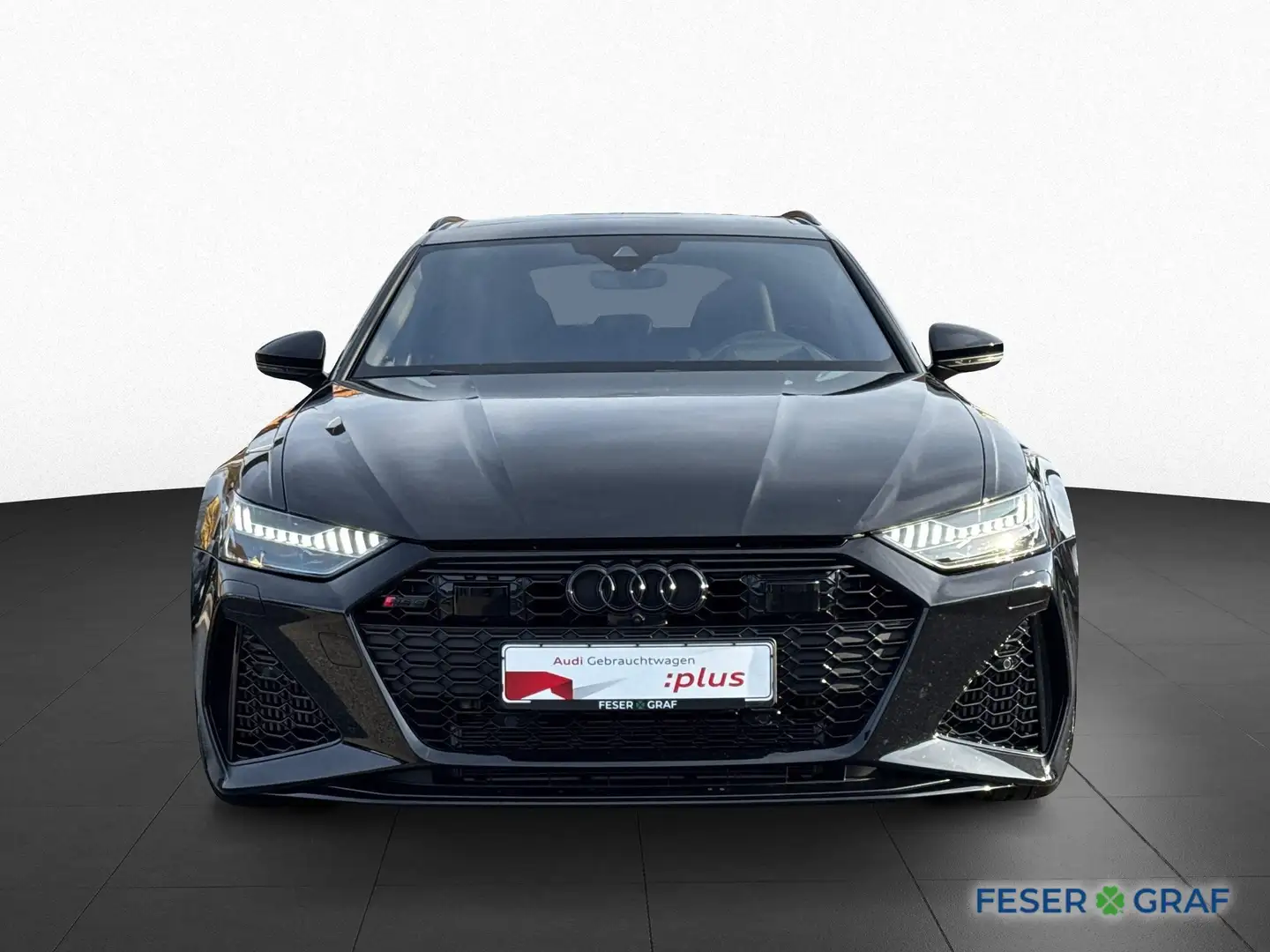 Audi RS6 Avant qu. Tip-tro. +Keramik+AHK+Pano+HUD+ Noir - 2