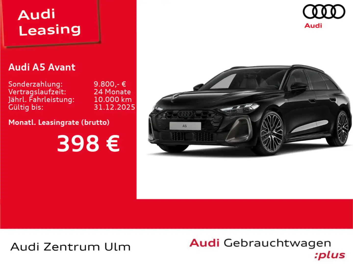 Audi A5 TFSI quattro edition one S-Line 20 AHK Schwarz - 1