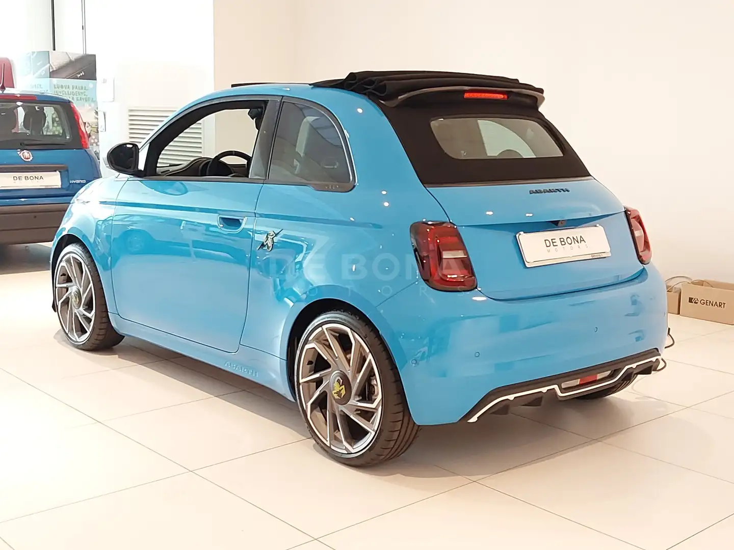 Fiat 500 cabrio 42 kwh scorpionissima Blu/Azzurro - 2