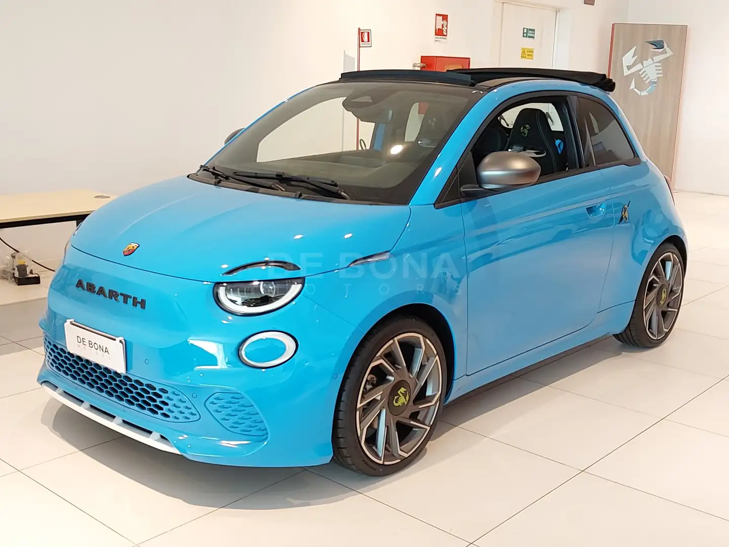 Fiat 500 cabrio 42 kwh scorpionissima Blu/Azzurro - 1