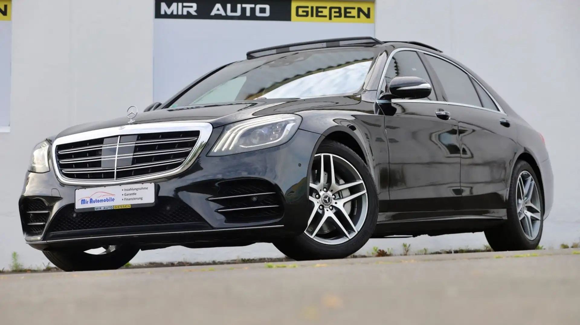 Mercedes-Benz S 400 S400d L AMG Line HeadUp Pano360 Kam.FondChauffer Schwarz - 1