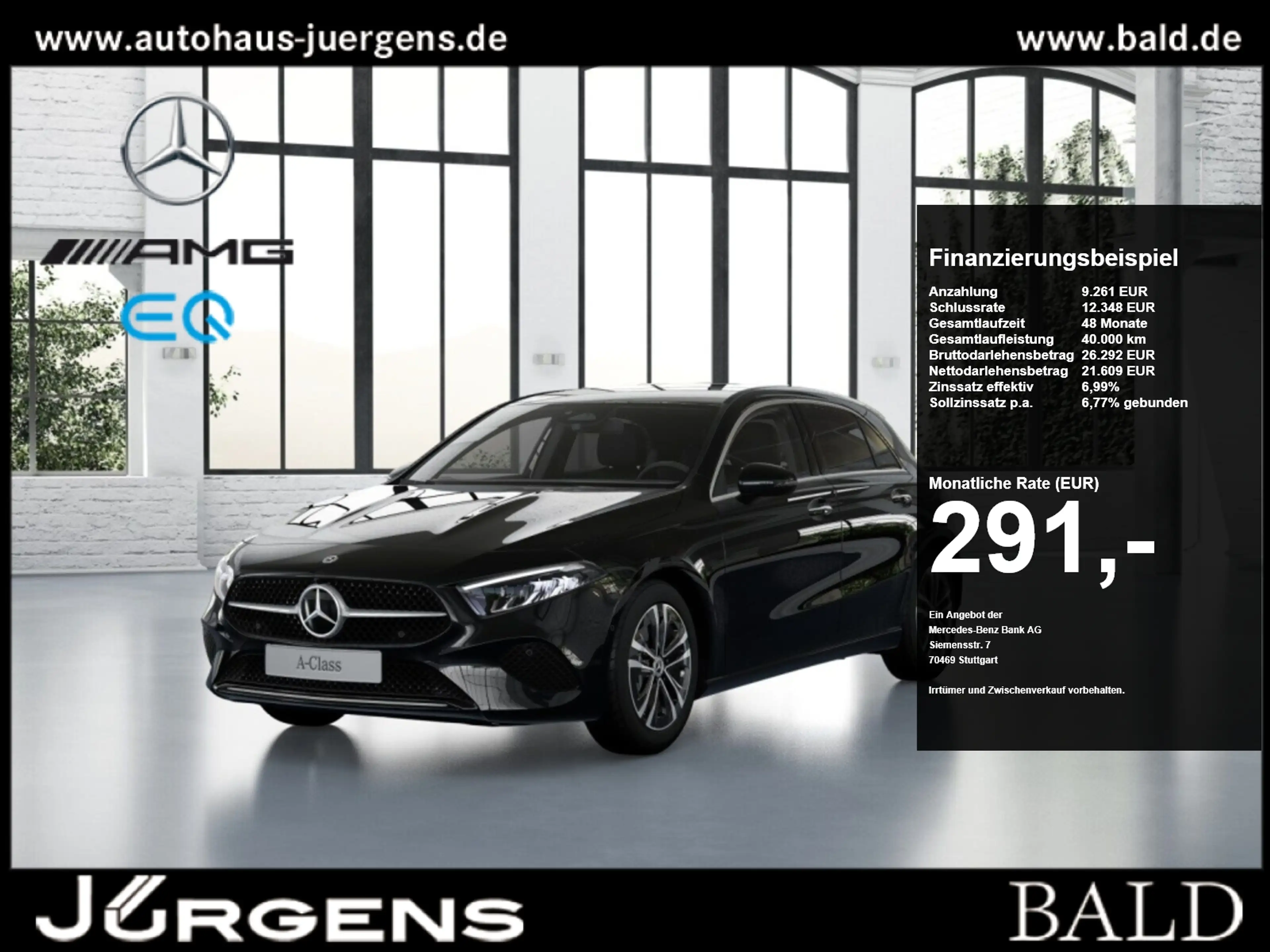 Mercedes-Benz A 250 e  Progressive+Klimaauto+11KW+Distr+LED
