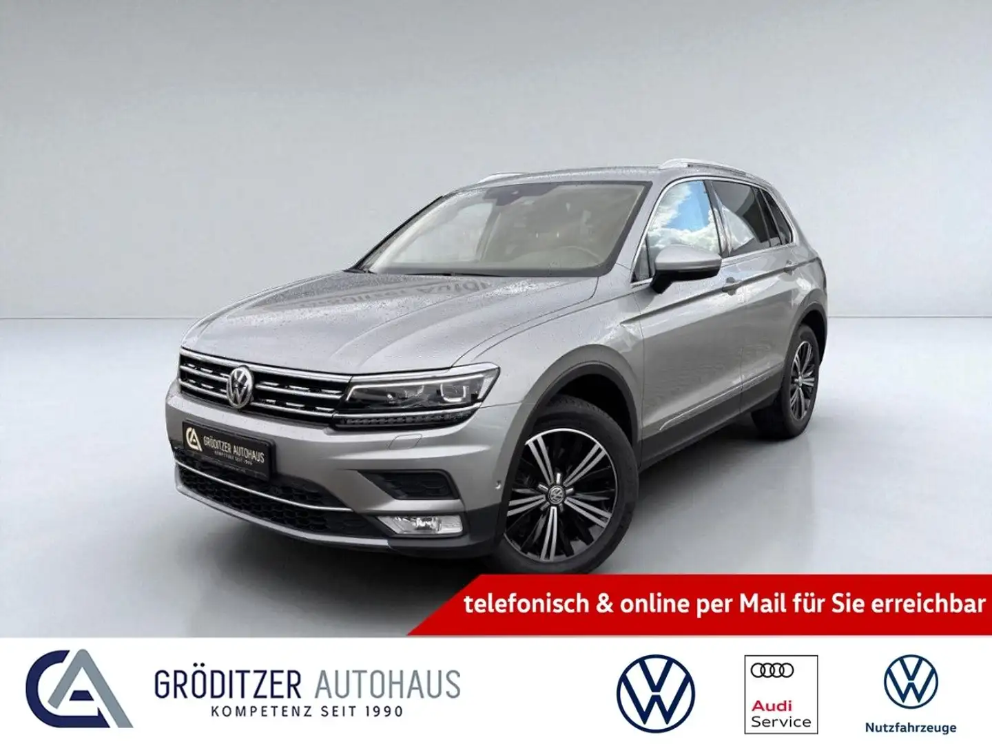 Volkswagen Tiguan Highline 4M NAV|LED|CAM|APP|ACC Plateado - 1