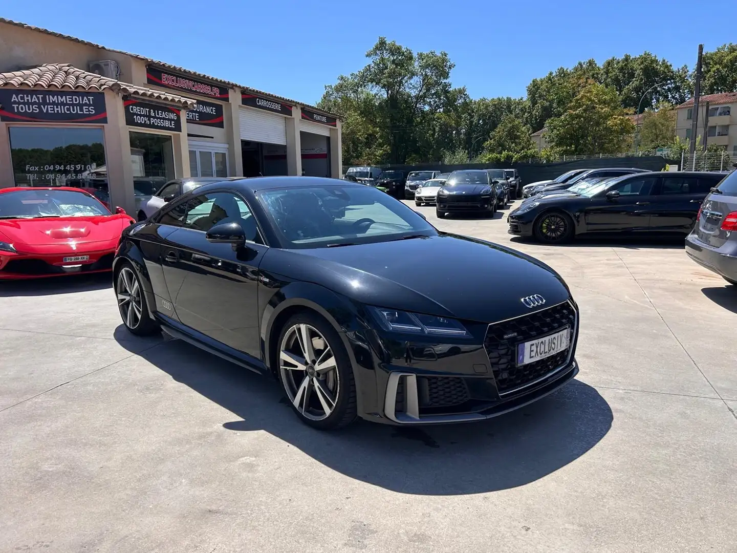 Audi TT 45 TFSI 245CH S LINE QUATTRO S TRONIC 7 Schwarz - 2