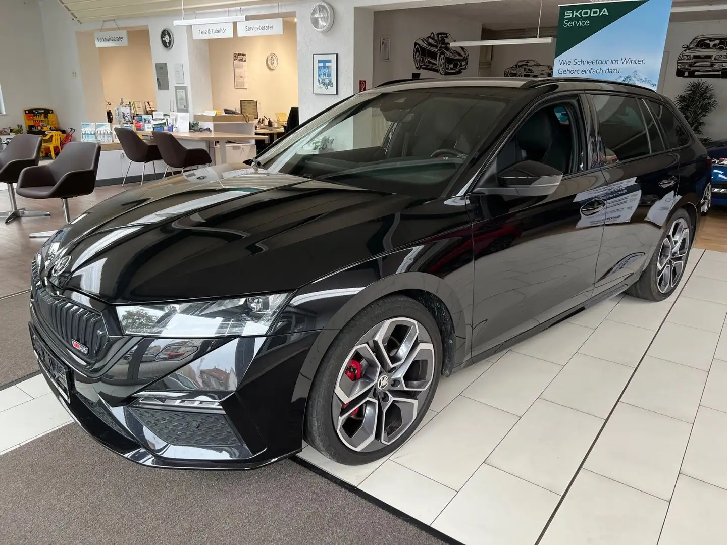 Skoda Octavia Combi RS *4x4 SIDE NAV PANO AHK STH*VOLL Negro - 1