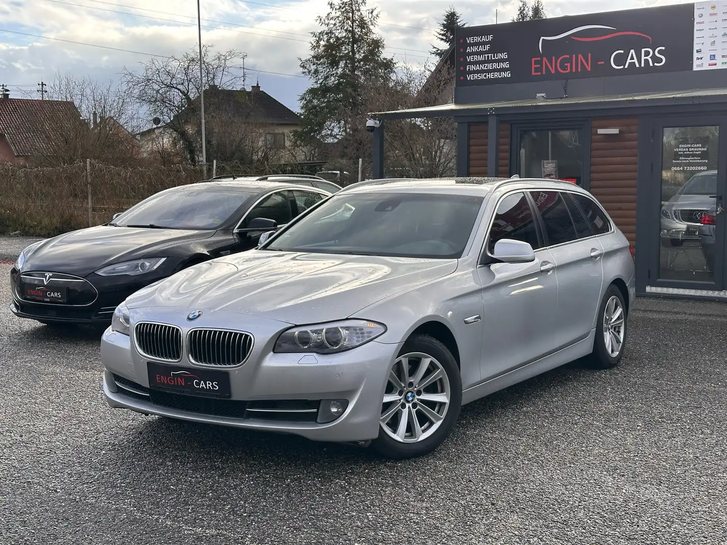 BMW 520 520d Touring Österreich-Paket Aut. Grigio - 1